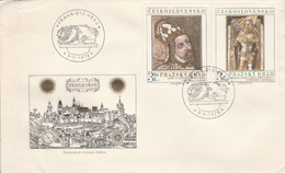 TCHECOSLOVAQUIE 1978 LETTRE FDC PEINTURES DE BRATISLAVA  POUR LA FRANCE - Other & Unclassified