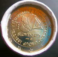 Slovacchia - 2 Euro 2011 - 20º Fondazione Del Gruppo Visegrád - KM# 106 - Rotolino 25 Monete - Rouleaux