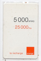 MADAGASCAR RECHARGE ORANGE 25 000 FMG - Madagaskar