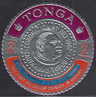Tonga 1968 MH Sc #C46 2pa Palladium Coinage O/P His Majesty's 50th Birthday - Tonga (...-1970)