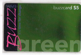 TANZANIE RECHARGE BUZZCARD 5$ GREEN Date 01/07/2001 - Tansania