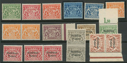 BAYERN 1916/19, Postfrische Schöne Kab.-Dienstmarken-Sammlung Bayerisches Wappen - Collections