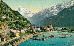 Flüelen Et Bristenstock Suisse Schweiz Svizzera UR Uri  Belle Litho - Flüelen