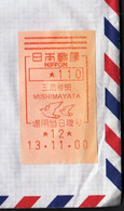 Japan Mashimayata 2000 / ATM, Machine Label Stamp / Bird - Brieven En Documenten