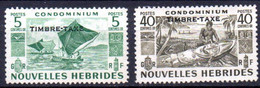 Nouvelles Hebrides : Yvert Taxe N° 26 Et 29 - Usati