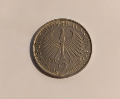 Pièce 2 Deutsche Mark - Max Planck - 1964 - Sonstige & Ohne Zuordnung