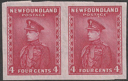 Newfoundland #189c Imperf Proof Pair On Watermarked Paper - Autres & Non Classés