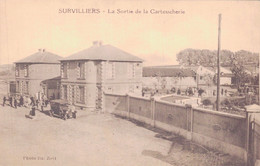 95 - SURVILLIERS / LA SORTIE DE LA CARTOUCHERIE - Survilliers