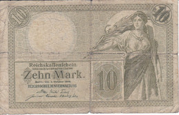 BILLETE DE ALEMANIA DE 10 MARK DEL AÑO 1906  (BANKNOTE) - 10 Mark