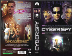 "CYBER SPY" -jaquette SPECIMEN Originale PARAMOUNT VHS SECAM -max Knight - Action, Aventure