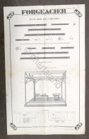 Modellismo - JEP Forgeacier - Planche 120 / 120 A - Petite Usine Avec 2 Machines - Other & Unclassified