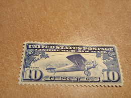 USA - 1927 - Spirit Of St.Louis Plane - MH (*) Stamp - 1b. 1918-1940 Nuevos