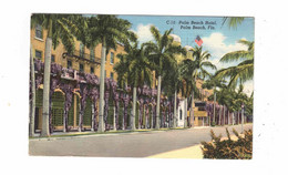 PALM BEACH, Florida, USA, Palm Beach Hotel, 1948 Linen Postcard - Palm Beach