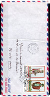 POLYNESIE. N°202 & 204 De 1983 Sur Enveloppe Ayant Circulé. Costumes Anciens Des îles Marquises. - Covers & Documents
