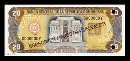 República Dominicana 20 Pesos Oro 1997 Pick 154As Specimen SC UNC - Dominicana