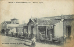 PLAGE DE BRETIGNOLLES - Villa Des Vagues (carte Vendue En L'état) - Bretignolles Sur Mer