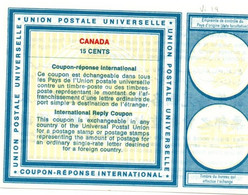 Coupon-réponse 15 Cents - Modèle Vi 19 - Reply Coupon - IRC CRI IAS - - Reply Coupons