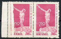 BRAZIL 1959 11th Spring Sports Games 2.50 Cr. Ball Butt U/M (2) MAJOR VARIETY - Neufs