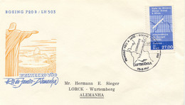 BRAZIL 1961 First Flight Lufthansa LH 503 "RIO DE JANEIRO - FRANKFORT" - Airmail