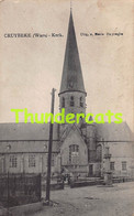 CPA KRUIBEKE CRUYBEKE KERK WAES WAAS - Kruibeke