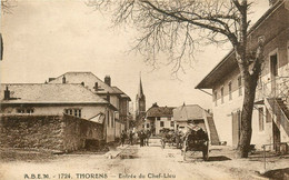 Thorens * Entrée Du Chef Lieu * Rue Du Village * Attelage - Thorens-Glières