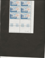 ST PIERRE ET MIQUELON - PA N° 65 - BLOC DE 6   COIN DATE -COTE : 36,60 €  -ANNEE 1987 - - Ongebruikt
