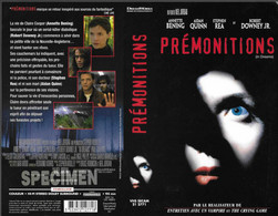 "PREMONITIONS" -jaquette SPECIMEN Originale CIC VIDEO -in Dreams - Drame