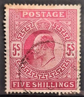 GREAT BRITAIN 1902/11 - Canceled - Sc# 140 - 5sh - Used Stamps