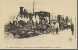 SAINT PIERRE D'OLERON - INAUG DU CHEMIN DE FER - REPRODUCTION - Saint-Pierre-d'Oleron