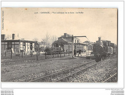 CPA 29 Carhaix La Gare Et Le Train Tramway Ligne De Carhaix Chateaulin Camaret - Carhaix-Plouguer