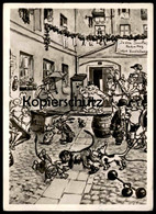 ÄLTERE POSTKARTE HEINRICH ZILLE KINDERSPIEL AUF DEM HINTERHOF MAXE MACHT DEN HUND JANZ NATÜRLICH ZIRKUS Circus Postcard - Zille, Heinrich
