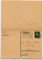 DR P183I Antwort-Postkarte Leipzig - ÖSTERREICH 1929 Kat. 15,00 € - Postkarten