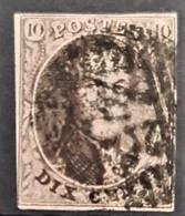 BELGIUM 1850 - Canceled - Sc# 3 - 10c - 1849-1850 Medaillen (3/5)