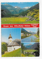 (RECTO / VERSO) LECHTAL EN 1974 - GRUSS AUS HOLZGAU - MULTIVUES - BEAU TIMBRE ET CACHET - CPSM GF - Lechtal