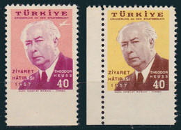 ERREUR / CURIOSITÉ / VARIÉTÉ – ERROR / CURIOSITY / VARIETY : 2 X 40 (Mi. 1516 & 11517 - 1957) : IMPERFORATE BELOW (ag674 - Autres & Non Classés