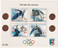 NORVEGIA 1991 BF GIOCHI OLIMPICI LILLEHAMMER UNIF. BF16 MNH PERFETTO - Other & Unclassified