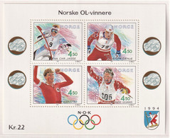 NORVEGIA 1993 BF GIOCHI OLIMPICI LILLEHAMMER UNIF. BF19 MNH PERFETTO - Other & Unclassified