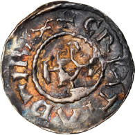 Monnaie, France, Charles Le Chauve, Denier, 864-877, Saint-Quentin, TTB, Argent - Autres & Non Classés