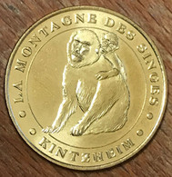 67 KINTZHEIM MONTAGNE DES SINGES MDP 2006 MÉDAILLE SOUVENIR MONNAIE DE PARIS JETON TOURISTIQUE MEDALS COINS TOKENS - 2006