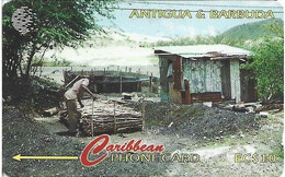 ANTIGUA & BARBUDA - TRADITIONAL CHARCOAL BURNING - 97CATC - Antigua U. Barbuda