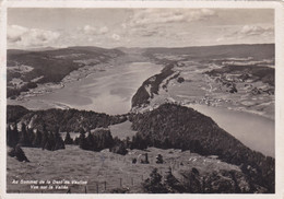 CARTE PHOTO DERIAZ,jura Et Suisse,nord Des Alpes,vaud,chalet De La Dent De Vaulion,1487m Et Le Mont TENDRE,prés Vallorbe - Vallorbe