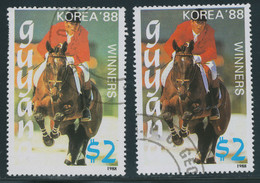 GUYANA 1989 Goldmedal Winners At The Olympic Summer Games Seoul 2 $ VARIETY - Guyana (1966-...)