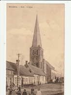 Michelbeke : Kerk 1945 - Horebeke