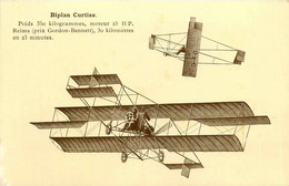 Avion * Aviation * Le Biplan CURTISS * à Reims , Grand Prix Gordon Bennett - ....-1914: Vorläufer