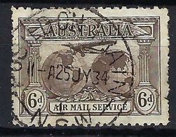 AUSTRALIE Poste Aérienne 1931: Le Y&T 4  Obl. - Used Stamps