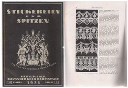 STICKEREIEN Und SPITZEN   Broderies Et Dentelles   1923 - Fashion