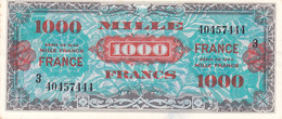 FRANCE - Billet De 1000 Francs Du TRESOR - Série 3 En SUP - Fayette N° 27 - N° Série 40457444 - 1945 Verso Francia