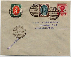 DR PU46/A1 Privat-Umschlag  NATIONALVERSAMMLUNG  Sost. Weimar 1919  Kat. 18,00 € - Omslagen