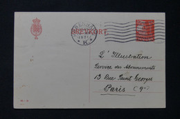 DANEMARK - Entier Postal De Copenhague Pour La France En 1931 - L 89959 - Interi Postali