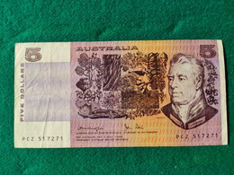 Australia 5 Dollari 1974/91 - 1988 (10$ Billetes De Polímero)